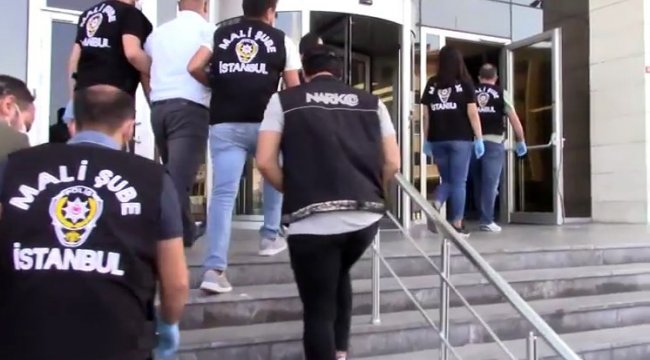 İstanbul Emniyet Müdürlüğü Mali Suçlarla Mücadele Şube Müdürlüğü ekipleri, ...
