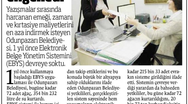 Gerçekleştirdiği çalışmalar ile dikkatleri üzerine çeken Odunpazarı Belediy...