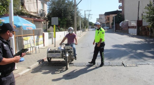 Manisa'nın Sarıgöl ilçesinde Sarıgöl İlçe Emniyet Müdürlüğüne bağlı Tra...