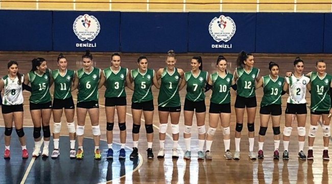 Salihli Belediyespor Kadın Voleybol Takımı, Denizli'de muhteşem bir per...