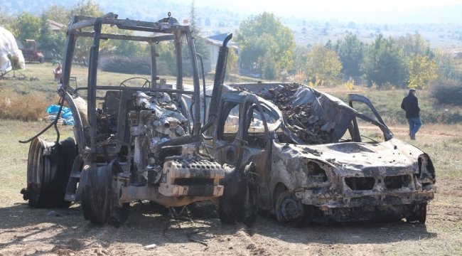 Eskişehir'in Odunpazarı ilçesine bağlı Karapazar Mahallesinde çıkan ve ...