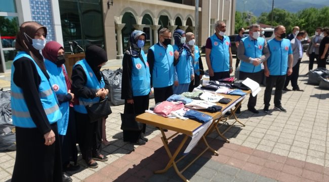 Bursa İl Müftülüğü ve Türkiye Diyanet Vakfı Bursa Şubesi, hayırseverlerin y...