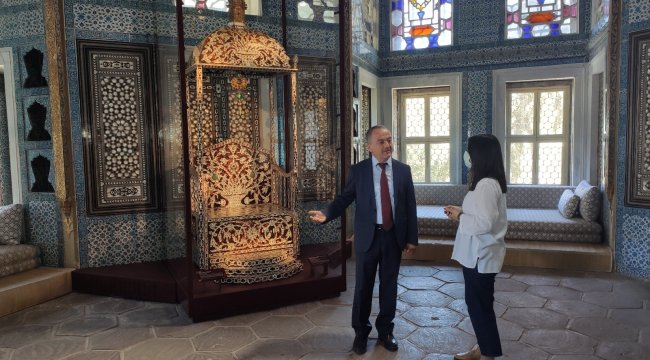 Milli Saraylar Başkanlığı'na bağlı Topkapı Sarayı'nın koleksiyonlar...