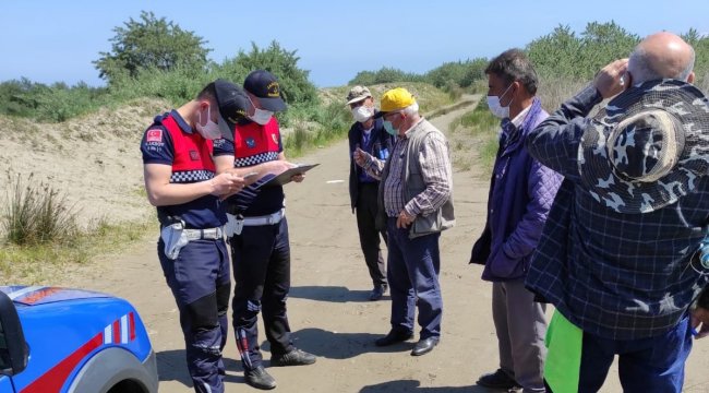 Samsun İl Jandarma Komutanlığı 19 Mayıs İlçe Jandarma ekiplerince av yasağı...