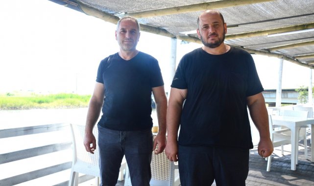 Sakarya'nın Karasu ilçesinde Küçükboğaz Gölü kenarında bulunan bir rest...