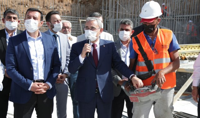 Kütahya'nın Evliya Çelebi Mahallesi'ne yapılacak olan içme suyu dep...