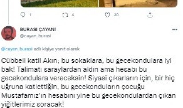 İstanbul 14. Ağır Ceza Mahkemesi Başkanı Akın Gürlek hakkında yapılan tehdi...