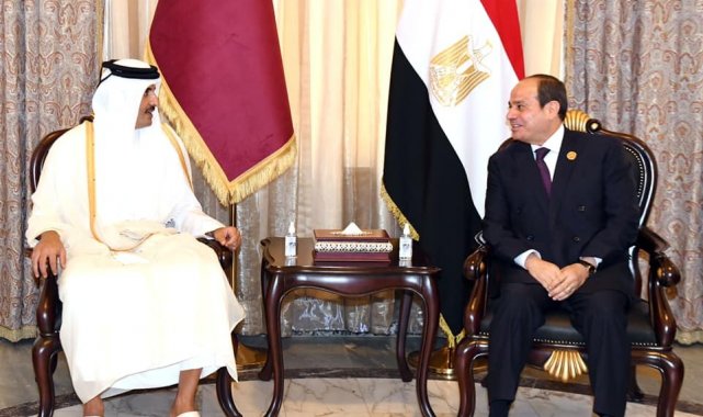 Katar Emiri Şeyh Temim bin Hamed Al Sani, İrak'ın başkenti Bağdat't...