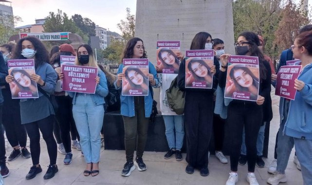 Iğdır'da 18 yaşındaki Aleyna Ağgül'ün ölümü sonrası Iğdır Kadın Mec...