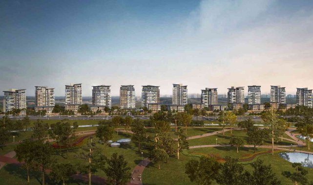 Oyak İnşaat tarafından İstanbul Başakşehir'de yapılan OYAKKENT 3 SİLÜET...