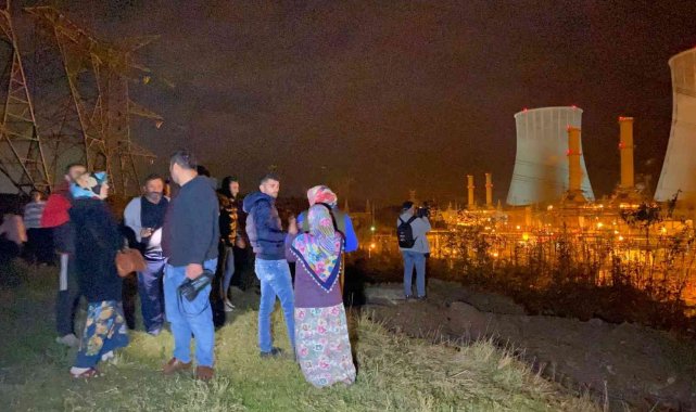 Sakarya'nın Adapazarı ilçesindeki Enka Doğalgaz Kombine Çevirim Santral...