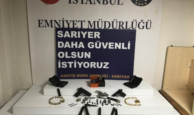 Sarıyer Asayiş Büro Amirliği ekipleri, ihbar üzerine depo olarak kullanılan...