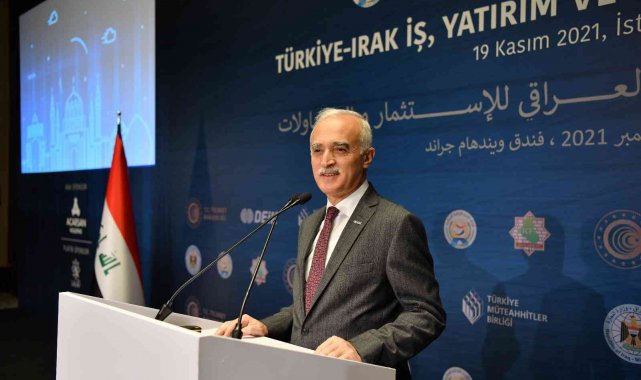Türkiye-Irak iş forumunda konuşan DEİK Başkanı Nail Olpak, ''Türkiy...