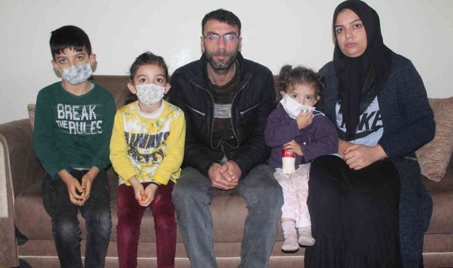 Gaziantep'te yaşayan ve 3 çocukları bulunan Ahmet-Pınar Uzun çifti, rah...