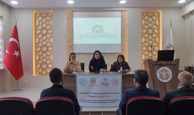 Konya'nın Beyşehir ilçesinde, Selçuk Üniversitesi (SÜ) Huğlu Meslek Yük...