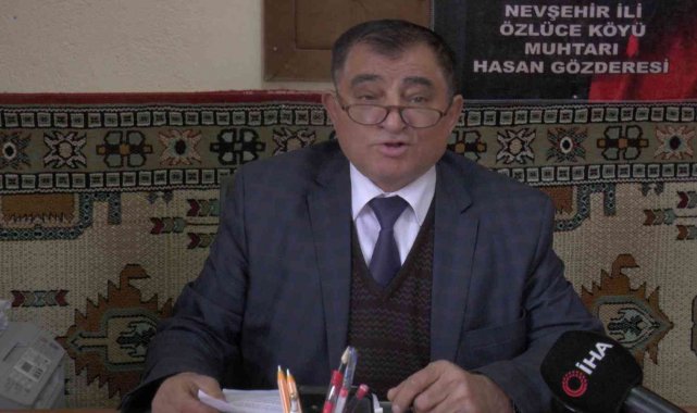 Nevşehir'in Özlüce köyü muhtarı, son bir yılda köyüne yapılan hizmetler...