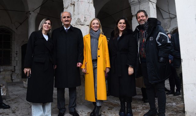 Kültür Turizm Bakanı Mehmet Nuri Ersoy'un eşi Pervin Ersoy'u ve ber...