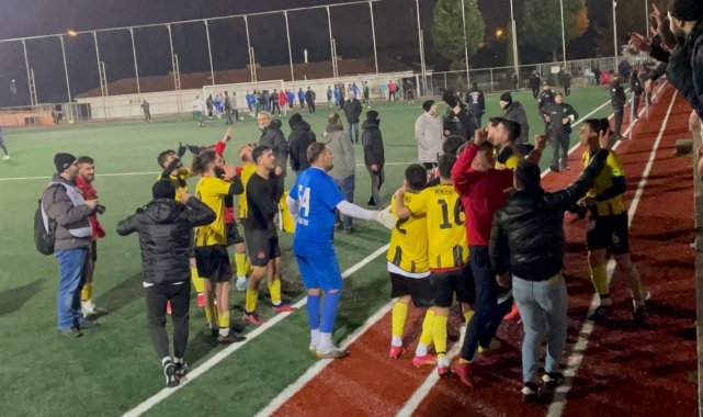 Kocaeli 1. Amatör Küme Play-Off müsabakalarında Şirinspor'u 3-1 mağlup ...
