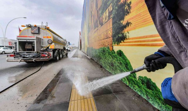 Ankara Büyükşehir Belediyesi Kent Estetiği Daire Başkanlığı, bir ay boyunca...
