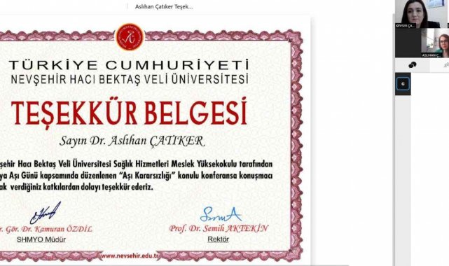 Nevşehir Hacı Bektaş Veli Üniversitesi (NEVÜ) Sağlık Hizmetleri MYO tarafın...