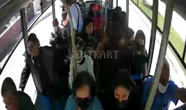 Edirne'de minibüste kalp krizi geçiren yolcuyu kurtarmak için hem yolcu...