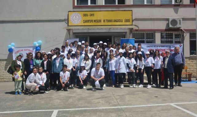 Ordu'nun Ünye ilçesi Çakırtepe Mesleki ve Teknik Anadolu Lisesi öğrenci...