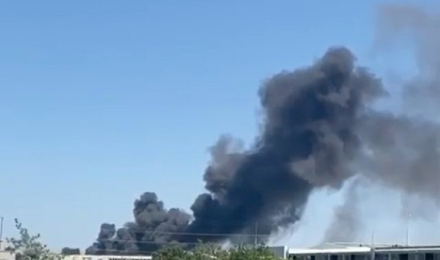 Antalya Organize Sanayi Bölgesi'nde (OSB) bulunan bir plastik fabrikası...