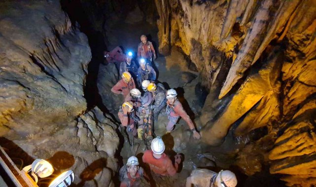 Karabük'te Türkiye'nin 4. büyük mağarası olan Bulak Mencilis Mağara...