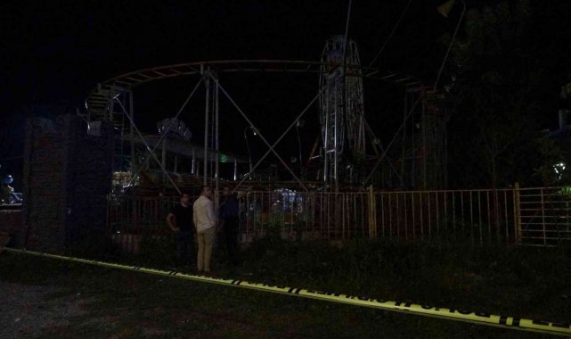 Giresun'da lunaparkta meydana gelen kazada bir polis hayatını kaybetti,...