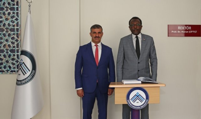 Çankırı Karatekin Üniversitesi Rektörü Prof. Dr. Harun Çiftçi'yi ziyare...