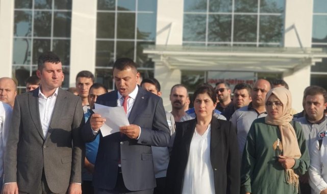 Hak-İş Konfederasyonuna bağlı Öz Sağlık-İş Sendika Sakarya Şubesi'nde ç...