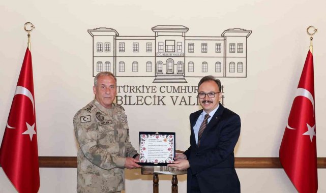 Jandarma Denetleme ve Değerlendirme Başkanı Tümgeneral Semih Okyar, Bilecik...