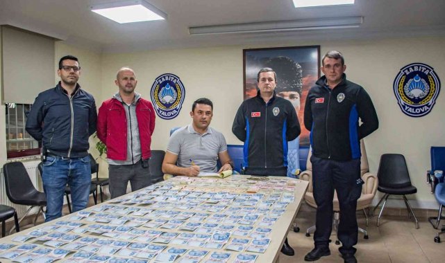 Yalova Belediyesi Zabıta Müdürlüğü ekipleri tarafından yakalanan bir dilenc...