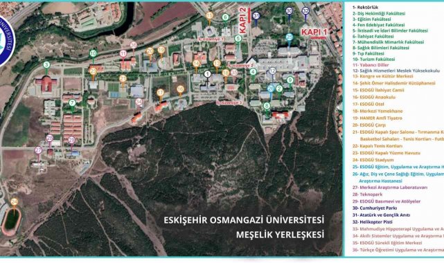 Eskişehir Osmangazi Üniversitesi (ESOGÜ) Rektörlüğü'nden yapılan açıkla...