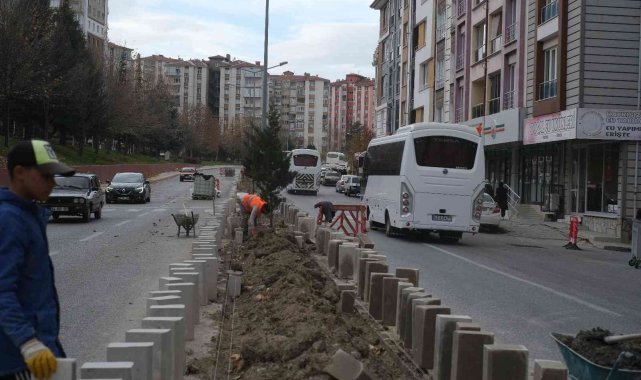 Kütahya Belediyesi Park ve Bahçeler Müdürlüğü ekipleri tarafından sürdürüle...