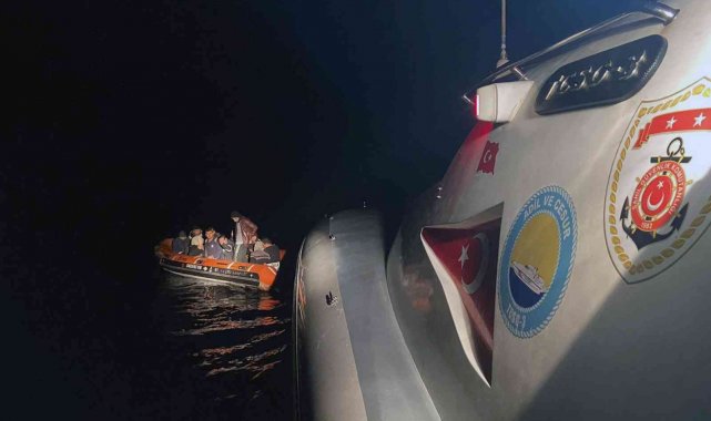 Muğla'nın Datça ilçesinde Yunanistan sahil güvenlik unsurları tarafında...