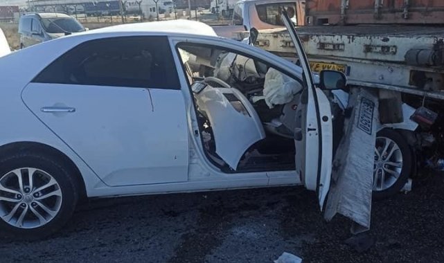 Ağrı'nın Doğubayazıt ilçesi Gürbulak Sınır Kapısı'nda meydana gelen...