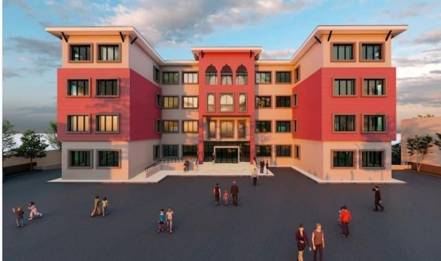 Manisa'nın Kula ilçesinde deprem riski taşıdığı dolayısıyla yıkılan 2 o...