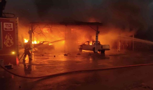 Muğla'nın Menteşe ilçesine bağlı Bayır Mahallesi'ndeki Küçük Sanayi...