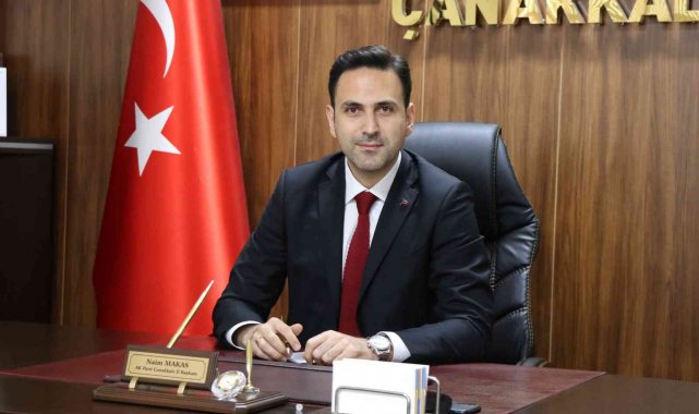 AK Parti Çanakkale İl Başkanı Naim Makas, yayımladığı mesajında 10 Ocak Çal...