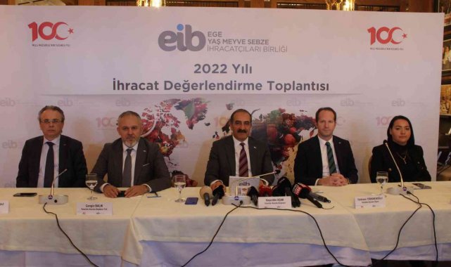 Ege Yaş Meyve Sebze İhracatçıları Birliği Başkanı Hayrettin Uçak, 2021 yılı...