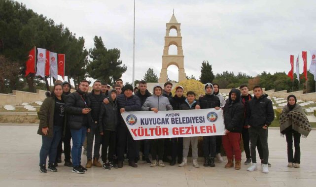 Kuyucak Belediyesi, Kültür Gezileri çerçevesinde ilçedeki gençleri Çanakkal...