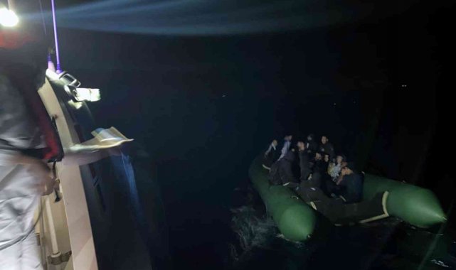 Muğla'nın Datça ilçesinde Yunanistan sahil güvenlik unsurları tarafında...