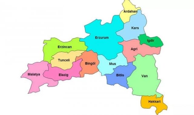 14 ilin yer aldığı Doğu Anadolu Bölgesi nüfusu 2021 yılına göre 39 bin 553 ...