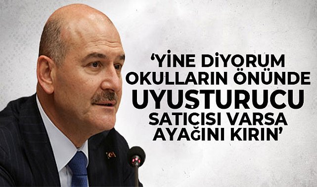 Bakan Soylu’dan uyuşturucu ile mücadele açıklaması