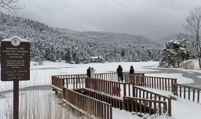 Bolu'nun incisi olarak tabir edilen Gölcük Tabiat Parkı yarıyıl tatilin...
