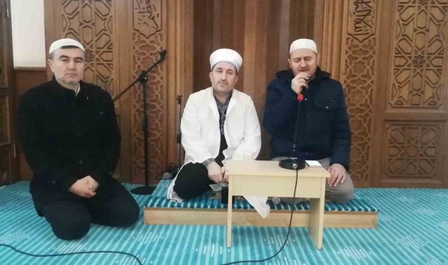 18 Mart Çanakkale Zaferini anma törenleri öncesi Manyas Çarşı camisinde Mev...