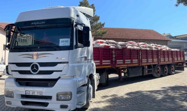 Afyonkarahisar İl Tarım ve Orman Müdürlüğü tarafından deprem bölgesindeki b...