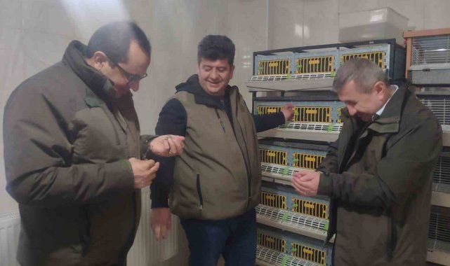 Afyonkarahisar'ın Şuhut ilçesindeki Keklik Üretim İstasyonu'nda yen...