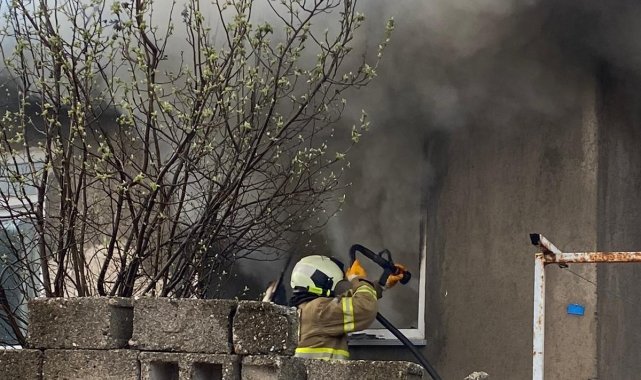 Gönen ilçesi Hasanbey kırsal mahallesinde soba patlaması sonucu